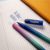Penna cancellabile Carioca Oops Easy, inchiostro blu, confezione da 12 pz
