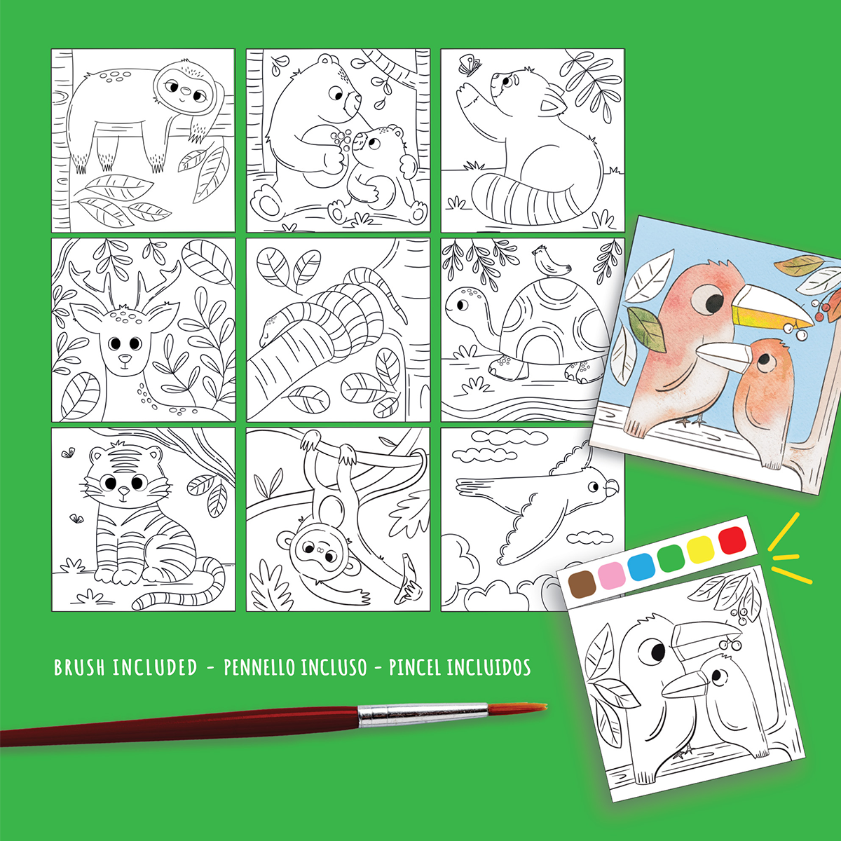 Carioca album da colorare con acquerelli ARTivity