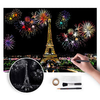 Immagine magica per graffiare - Paris - 75x52 cm
