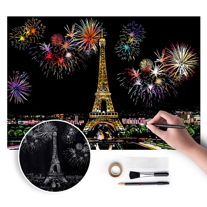 Immagine magica per graffiare - Paris - 75x52 cm