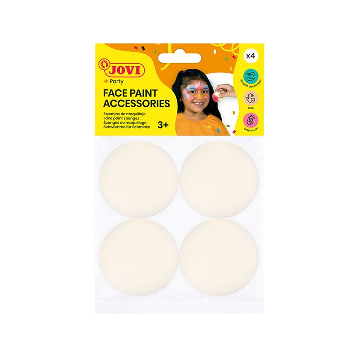 Spugna per pittura del viso JOVI 4 pz.