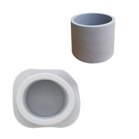 Stampo in silicone per colata 10x6,8cm - Vaso di fiori rotondo