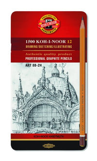 Set di matite in grafite 1502 ART - 12 pz
