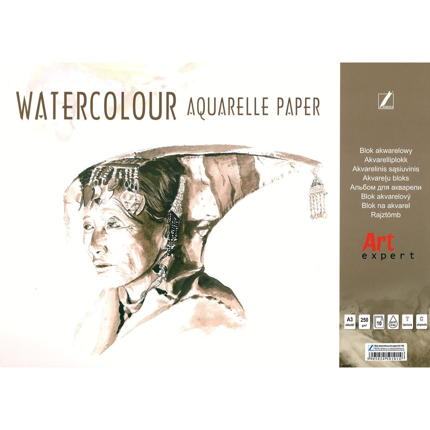 Blocco acquarello А3 - 10 carte