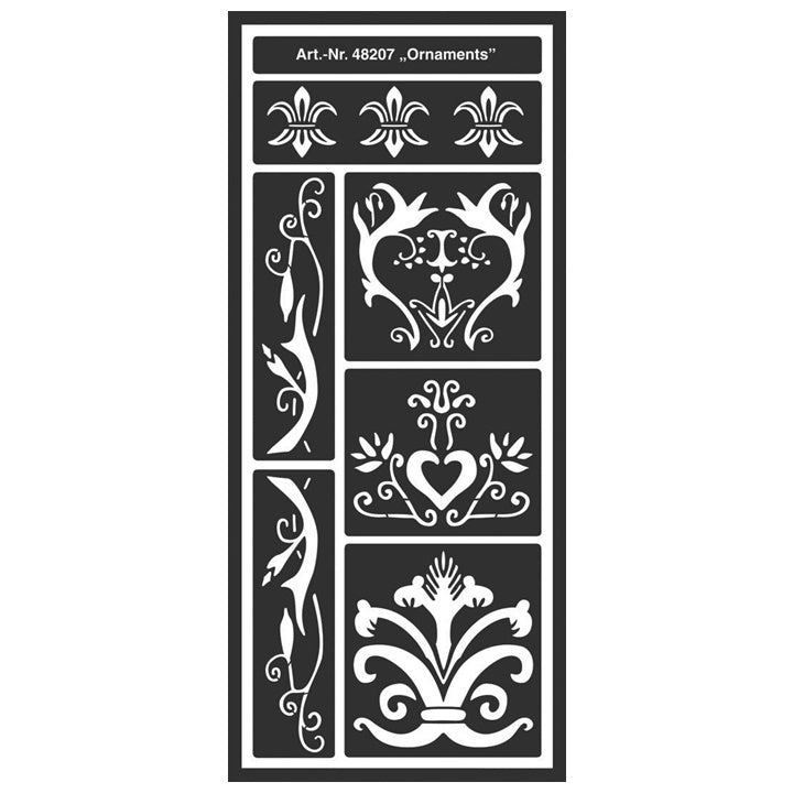 Ornamenti di design per la casa Stencil