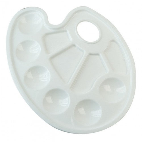 Tavolozza ovale in plastica
