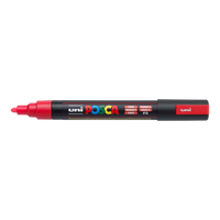 Posca marcatore acrilico PC-5M, 1,8 - 2,5 mm, rosso fluo (F15)