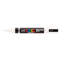 Pennarello acrilico Posca PC-5BR, 1 - 4 mm, bianco