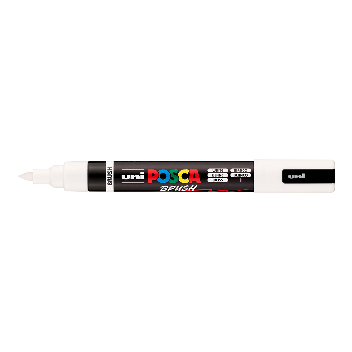 Pennarello acrilico Posca PC-5BR, 1 - 4 mm, bianco