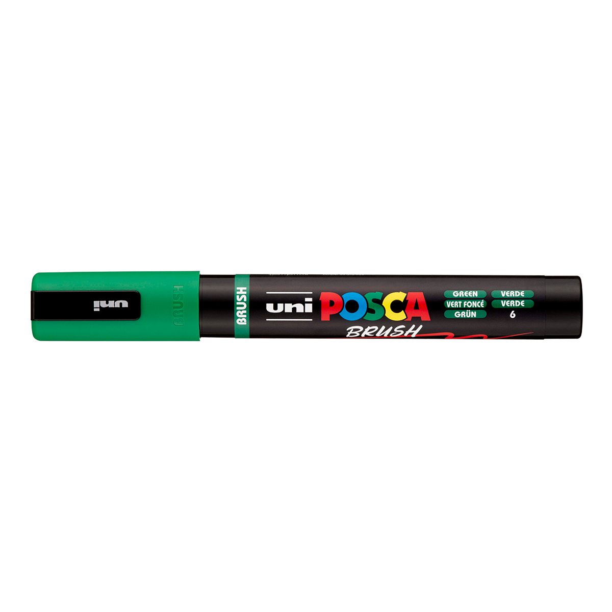 Marker acrilico Posca PC-5BR, 1 - 4 mm, verde (6)