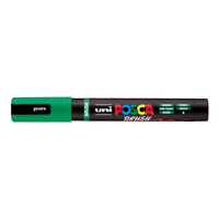Marker acrilico Posca PC-5BR, 1 - 4 mm, verde (6)