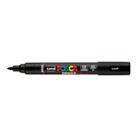 Pennarello Posca PC-5BR, 1 - 4 mm, nero