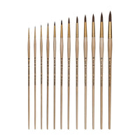 PanArt 5504 Multicolore - Pennello acrilico rotondo | Varie misure