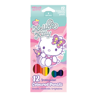 Pastelli triangolari Colorino Hello Kitty - 12 colori