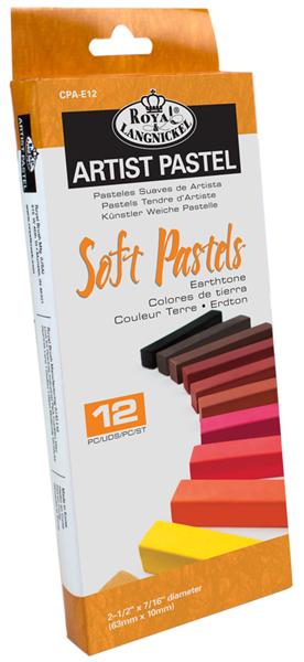 Pastelli morbidi dai toni della terra ARTIST set 12 pz