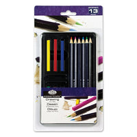 Set per disegno Essentials nella scatola di metallo - 13 pezzi