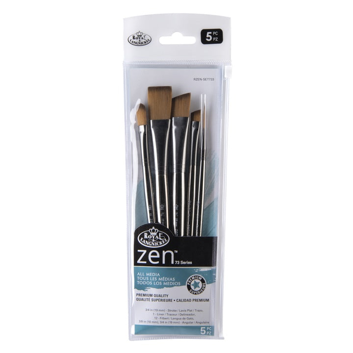 Set di pennelli misti Royal and Langnickel Zen 73