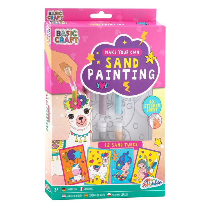 Sabbia da disegno creativa per bambini - rosa