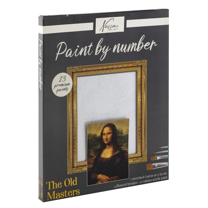 Dipingere con i numeri da Nassau Mona Lisa