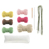 DIY Kit uncinetto vaso di fiori rosa