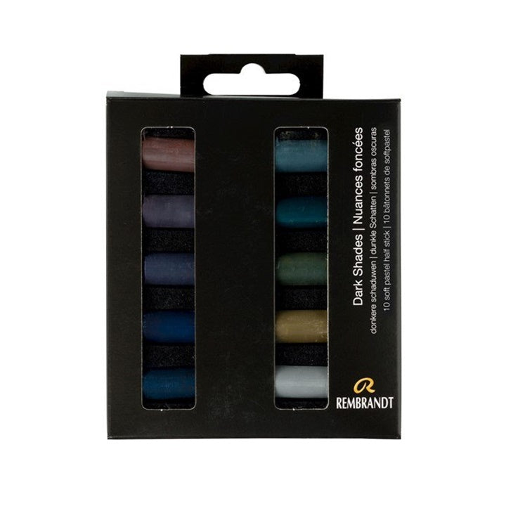Pastelli secchi Rembrandt 10 pezzi – Dark Shades