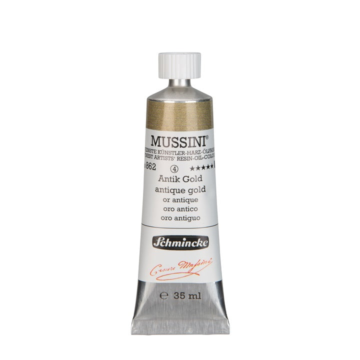 Colori ad olio Schmincke MUSSINI 35 ml – 862 Oro Antico