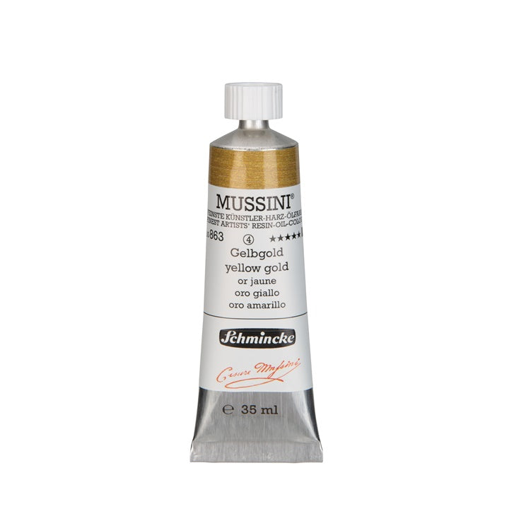 Colori ad olio Schmincke MUSSINI 35 ml – 863 giallo-oro