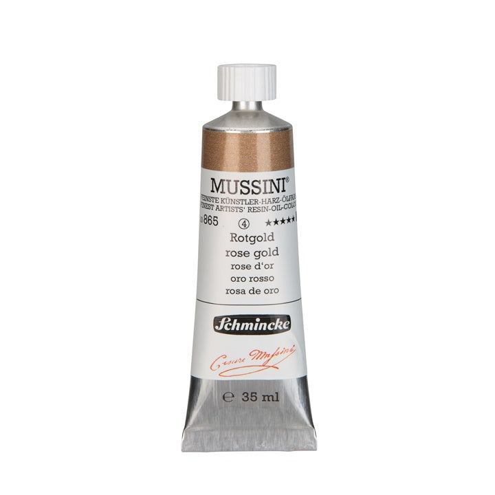 Colori ad olio Schmincke MUSSINI 35 ml – 865 Oro Rosa