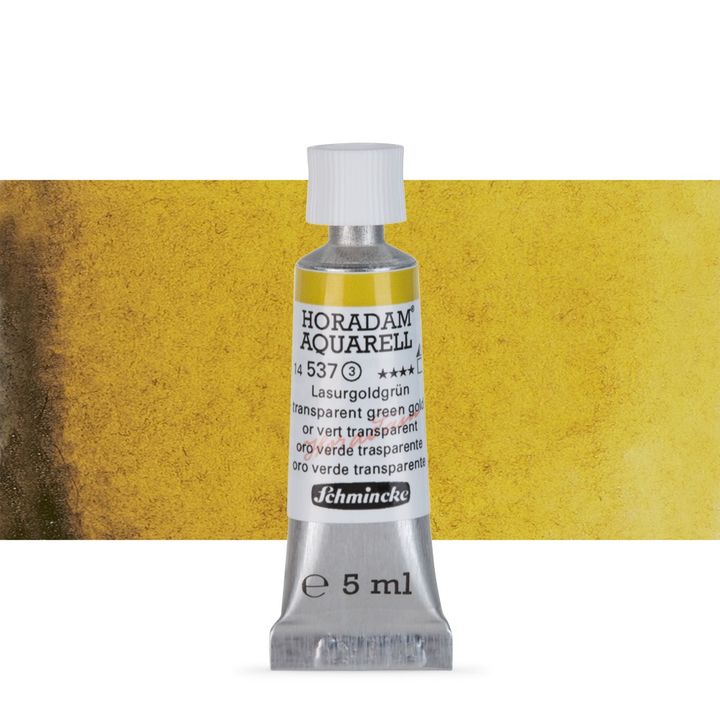 Set di acquerelli HORADAM® AQUARELL – 537 Transparent Green Gold