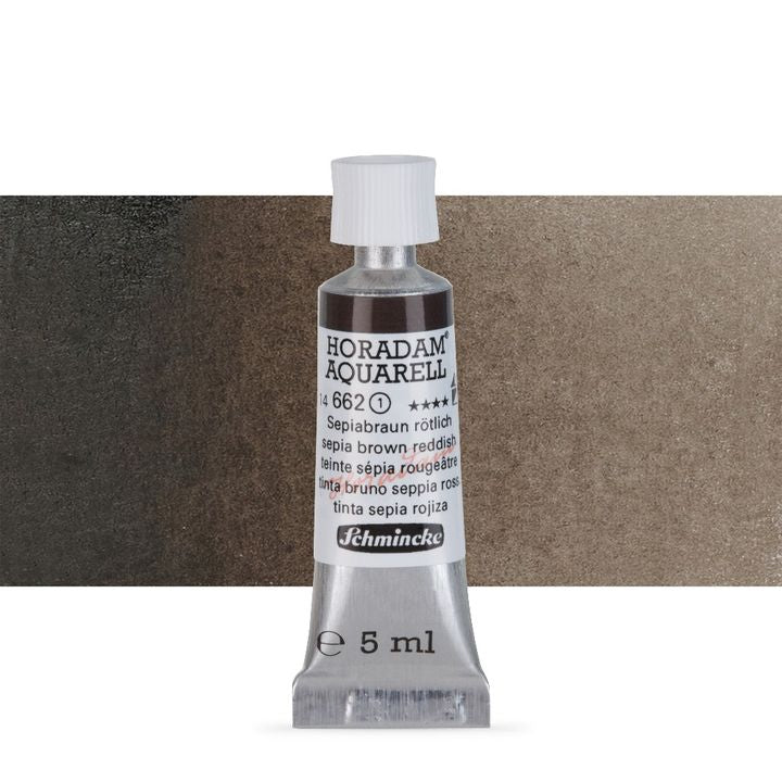 Set di acquerelli HORADAM® AQUARELL – 662 Sepia Brown Reddish