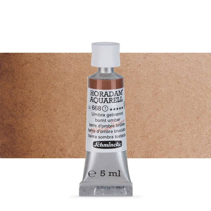 Set di acquerelli HORADAM® AQUARELL – 668 Burnt Umber