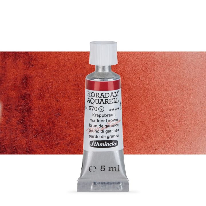 Set di acquerelli HORADAM® AQUARELL – 670 Madder Brown