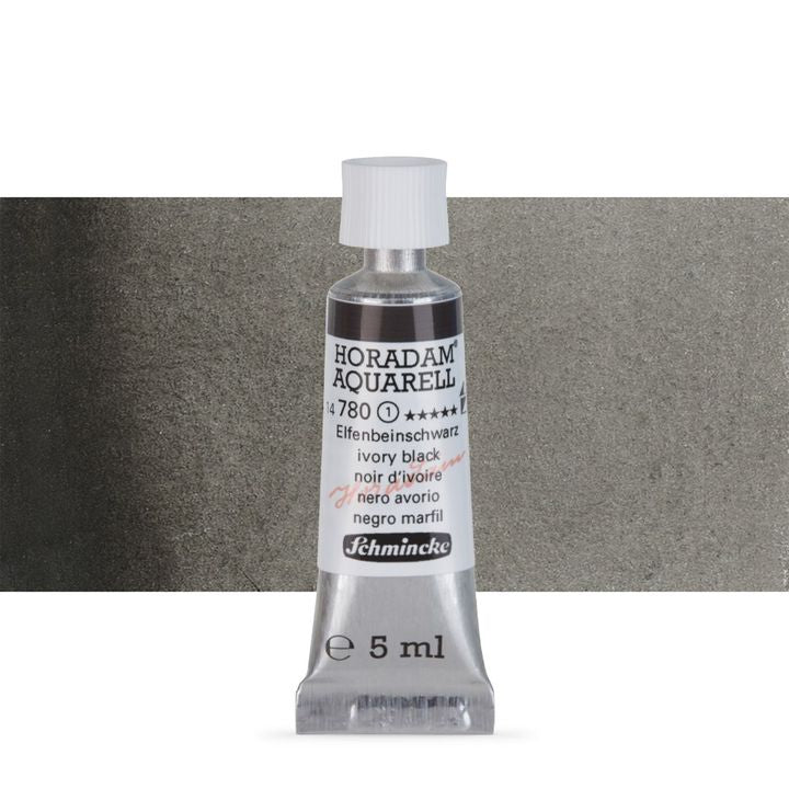 Set di acquerelli HORADAM® AQUARELL – 780 Ivory Black