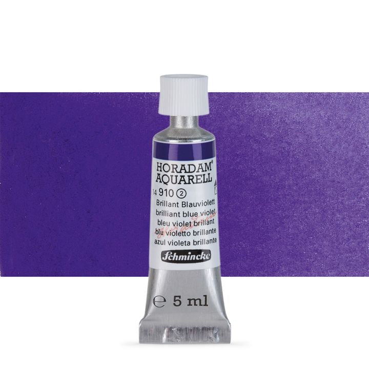 Set di acquerelli HORADAM® AQUARELL – 910 Brilliant Blue Violet