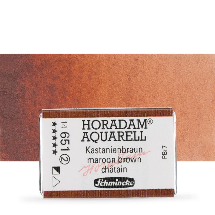 HORADAM® AQUARELL Vernici per acquerello – 651 Maroon Brown