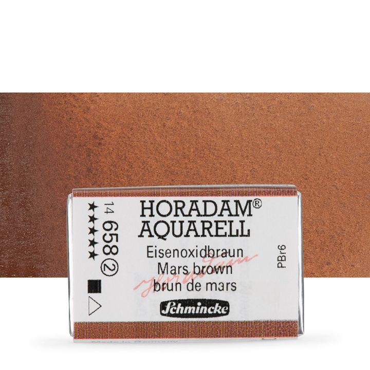 HORADAM® AQUARELL Vernici per acquerello – 658 Mars Brown