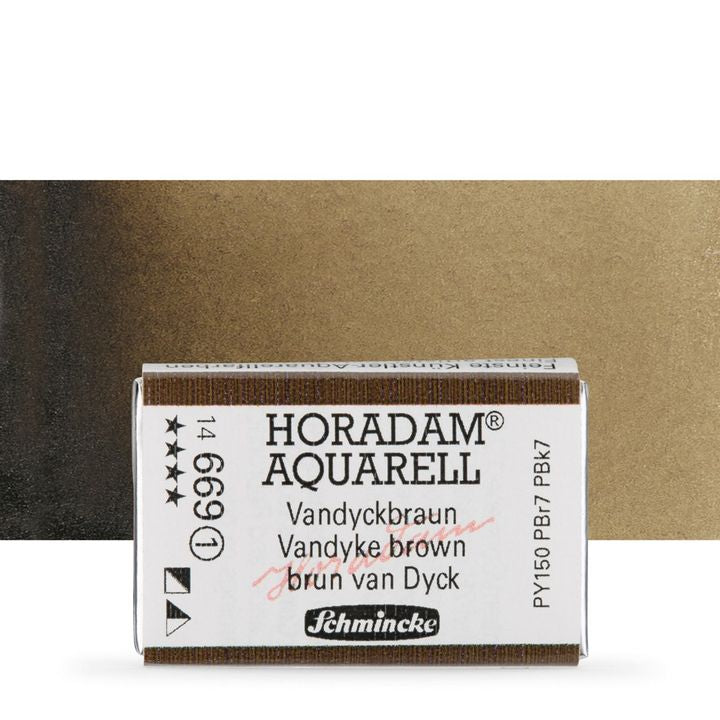 HORADAM® AQUARELL Vernici per acquerello – 669 Vandyke Brown