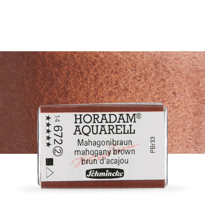 HORADAM® AQUARELL Vernici per acquerello – 672 Mahogany Brown