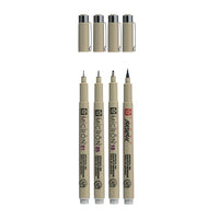 Set di penne tecniche Sakura Pigma Micron 3 fineliners a brush pen