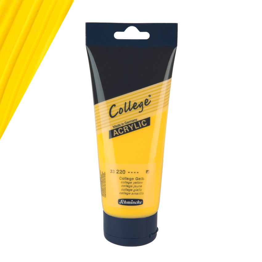 Colore acrilico Schmincke College Acrylic 100 White – 200 ml