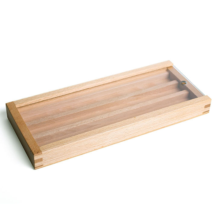 UMTON Scatola di legno per colori ad acquerello - Plexiglass