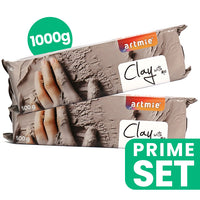 ARTMIE Argilla con me Set di argilla da modellare 2x500g