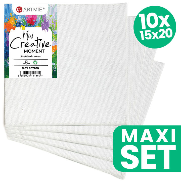 ARTMIE Mini set di pittura su tela - 10 pezzi