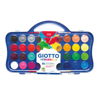 Acquerelli GIOTTO Aquarelli diametro 30 mm, 36 pz con 2 pennelli