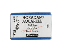 Acquerello Schmincke Horadam in godet intero – Dark blue – 498 Blu scuro