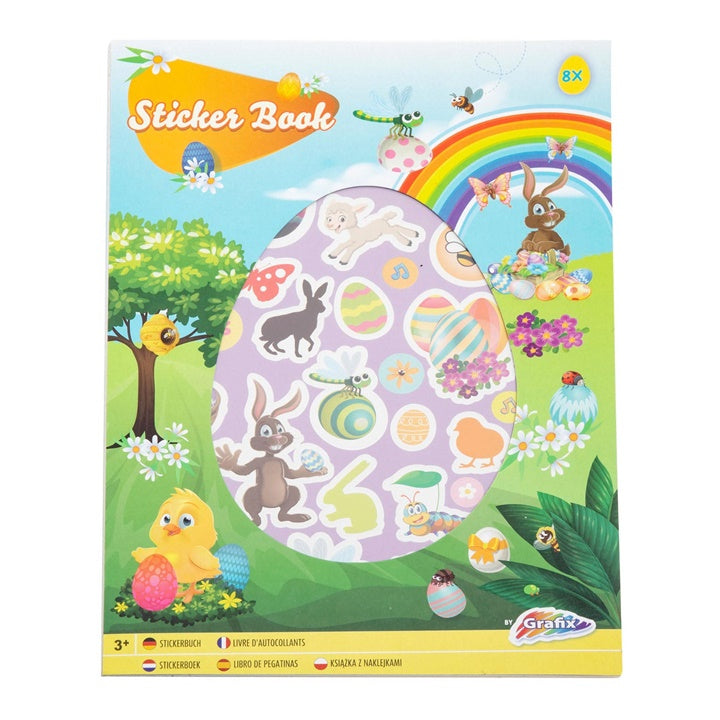 Adesivi pasquali - set di 8 fogli A4