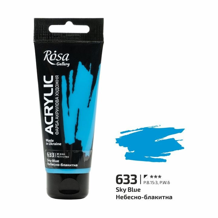 Colore acrilico, 60 ml, ROSA Gallery – Bianco titanio (602)