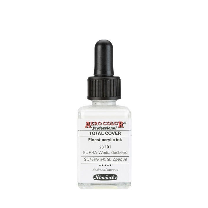 Inchiostro acrilico Schmincke AERO COLOR Professional Standard 28 ml – 101 SUPRA-Bianco Opaco