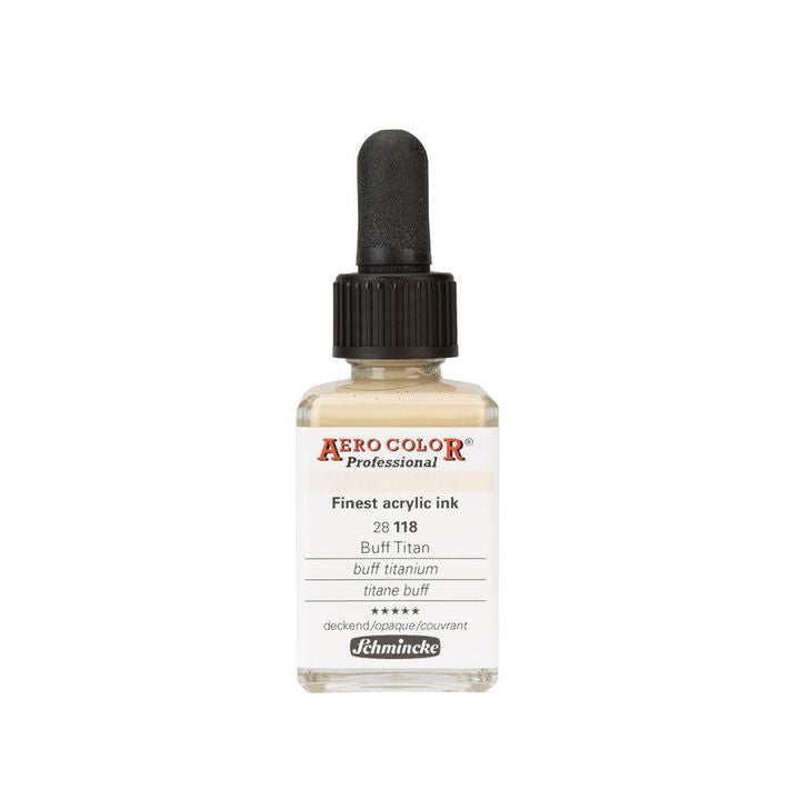 Inchiostro acrilico Schmincke AERO COLOR Professional Standard 28 ml – 118 Titanium Buff