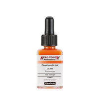 Inchiostro acrilico Schmincke AERO COLOR Professional Standard 28 ml – 205 rosso-arancio
